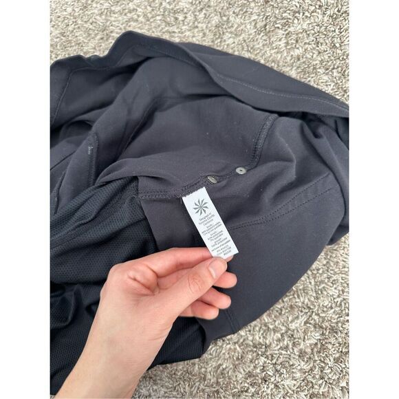 Athleta Bettona Classic Skort Athletic Skirt Pull on Stretchy Black/Gray Size M - Picture 8 of 11